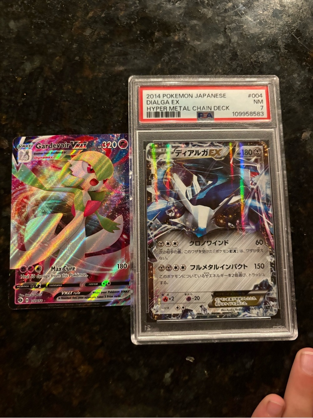 Trading Cards - Dialga EX (2014 Japanese) & Gardevoir VMAX - Holographic Set